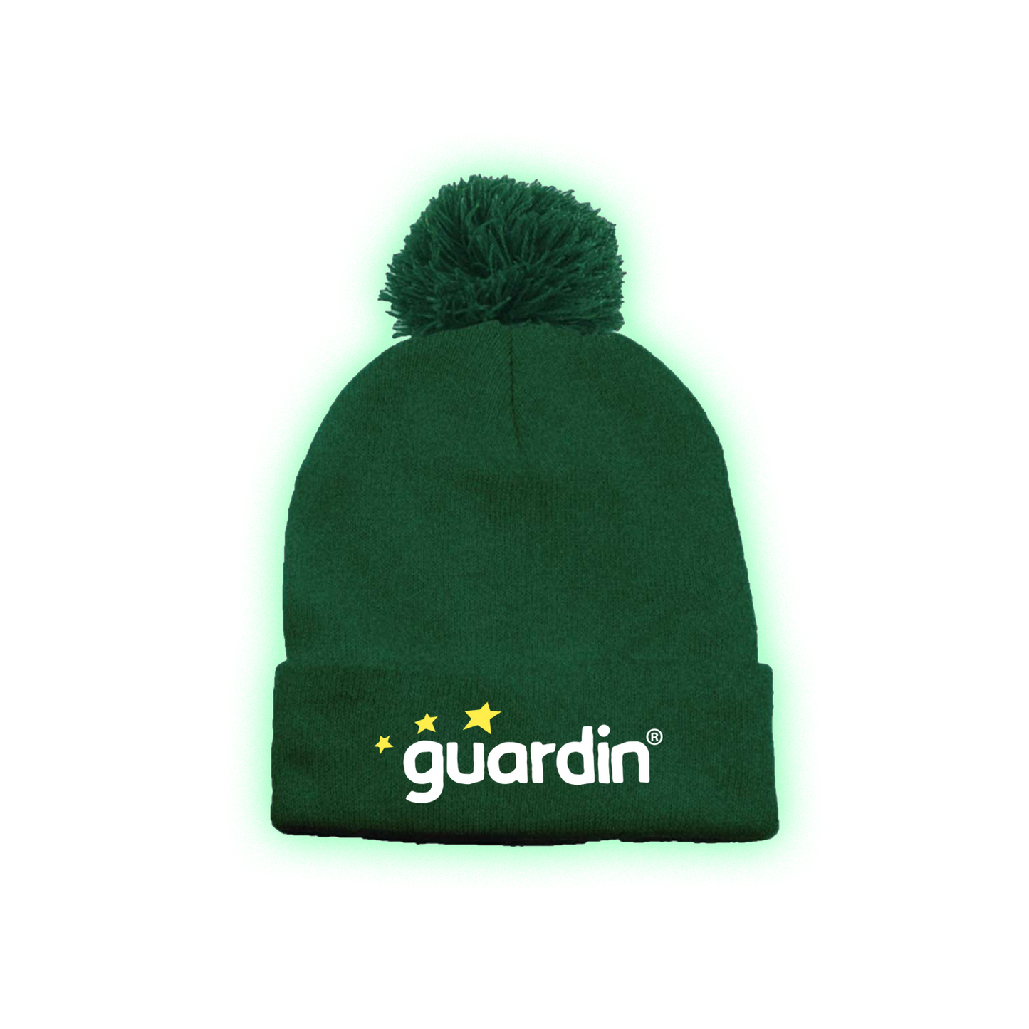 Star Pom Beanie (Forest Green)